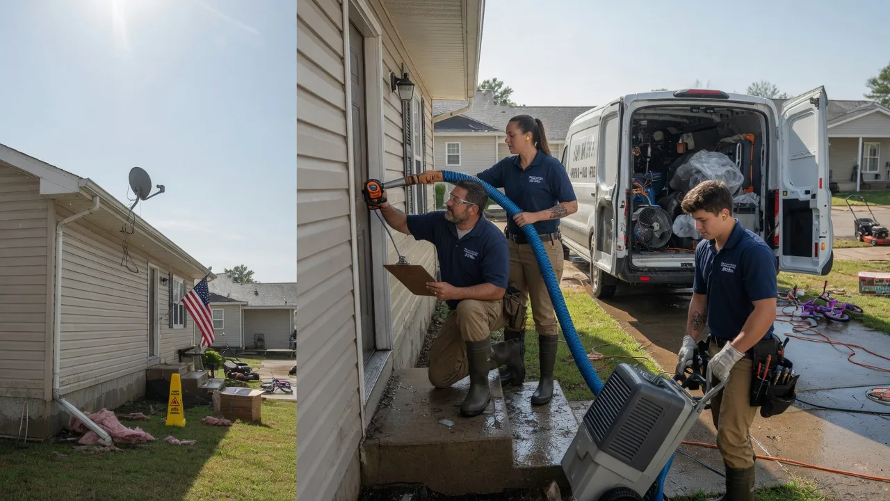 Ceiling Water Damage Restoration in South Amana, IA near me