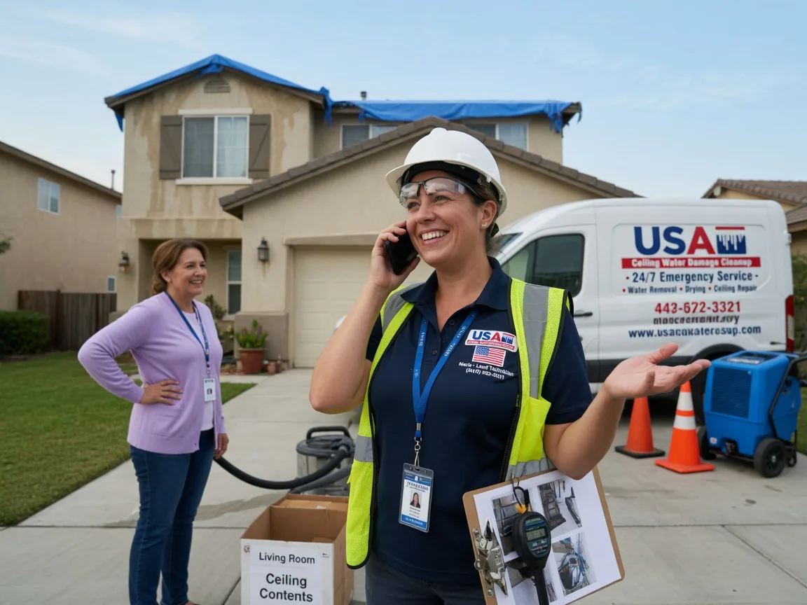 Ceiling Water Damage Restoration South Amana, IA FAQs